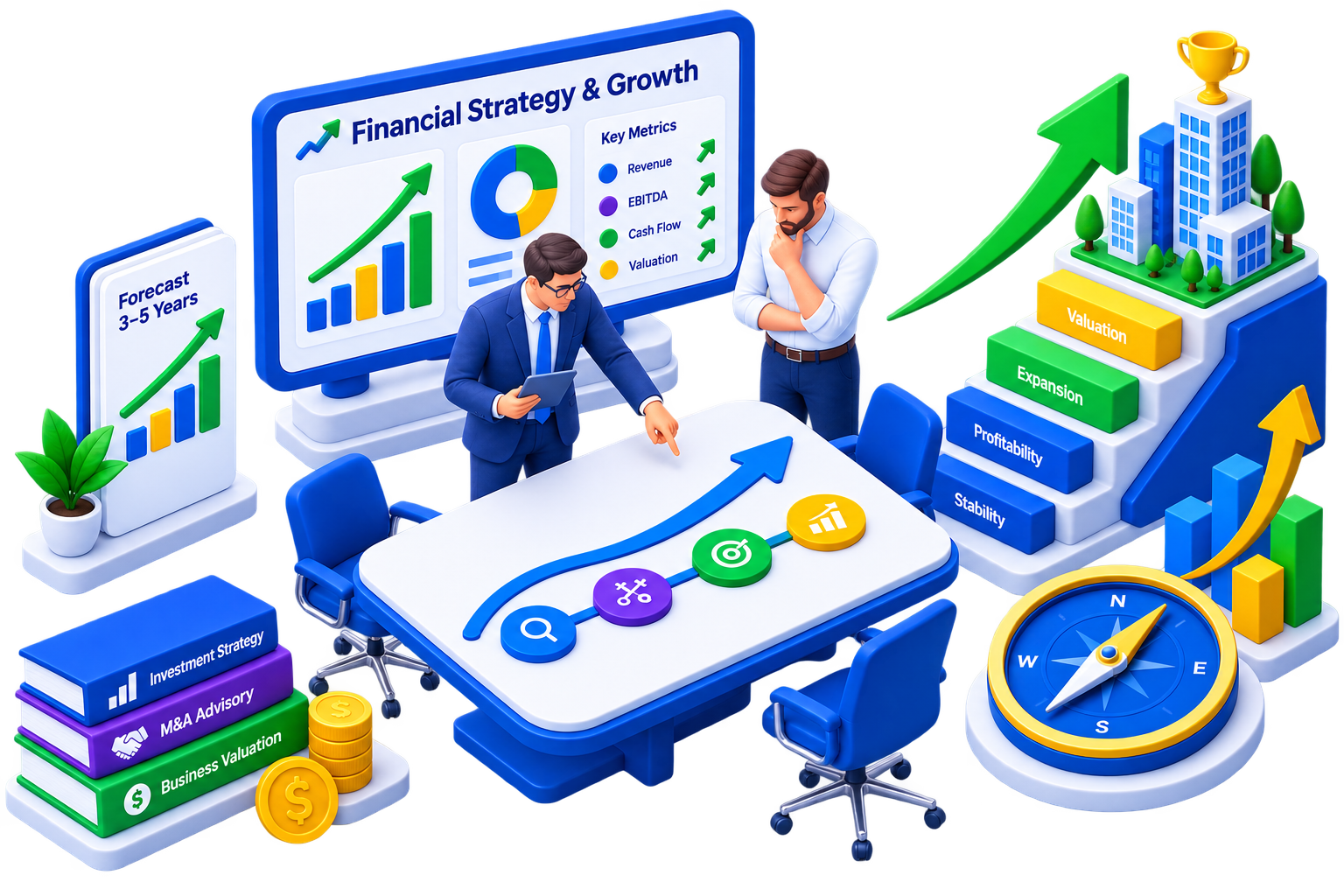 Ledger accountants reviewing financial reports